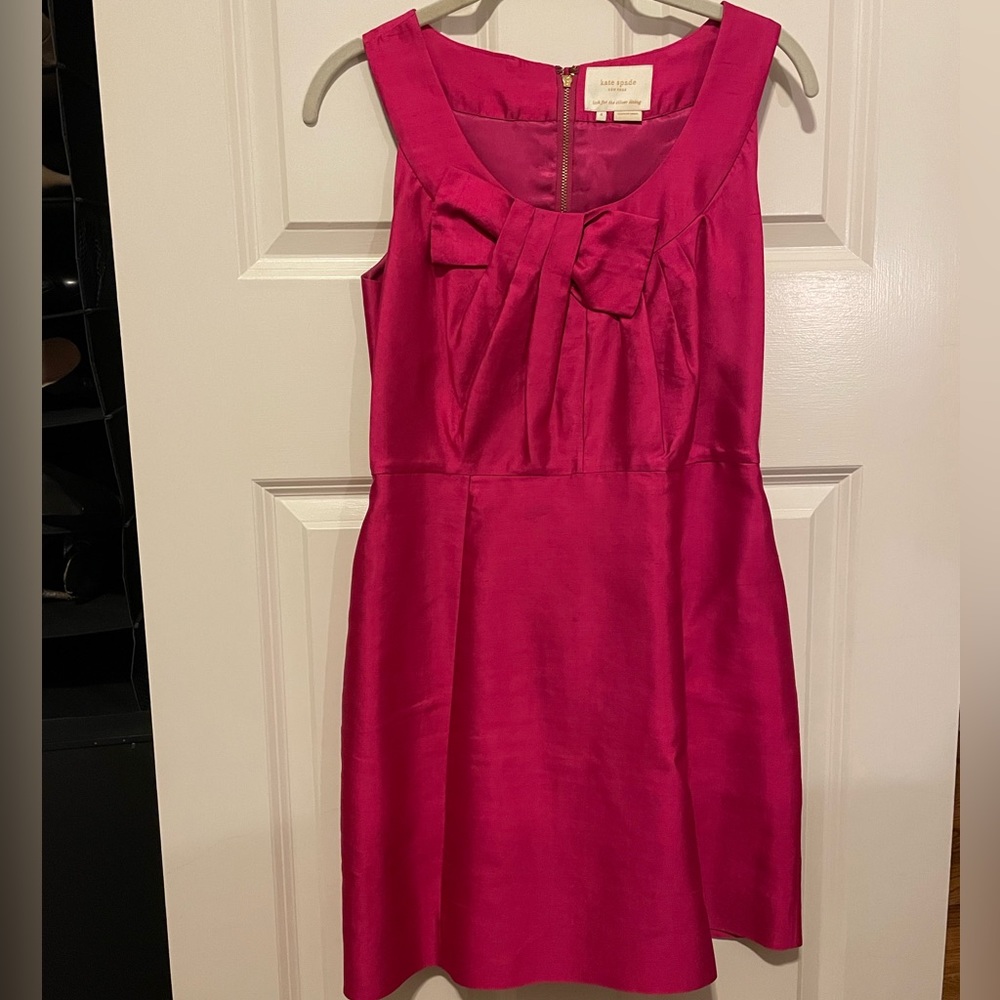 Pink Kate Spade Bow Dress